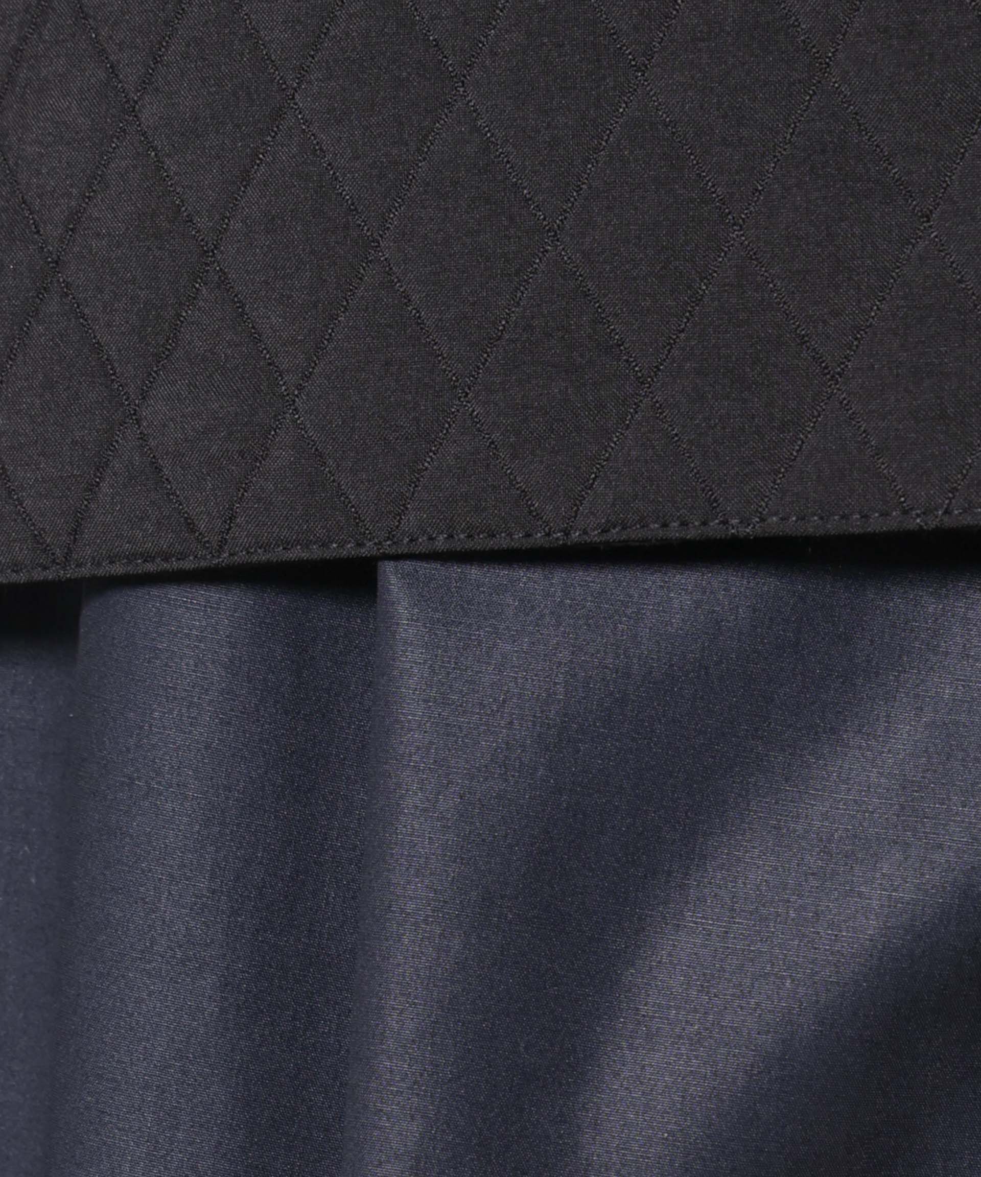 nano･universe「キルティングベスト&times;ギャザーワンピース アンサンブルセット」|ワンピース|