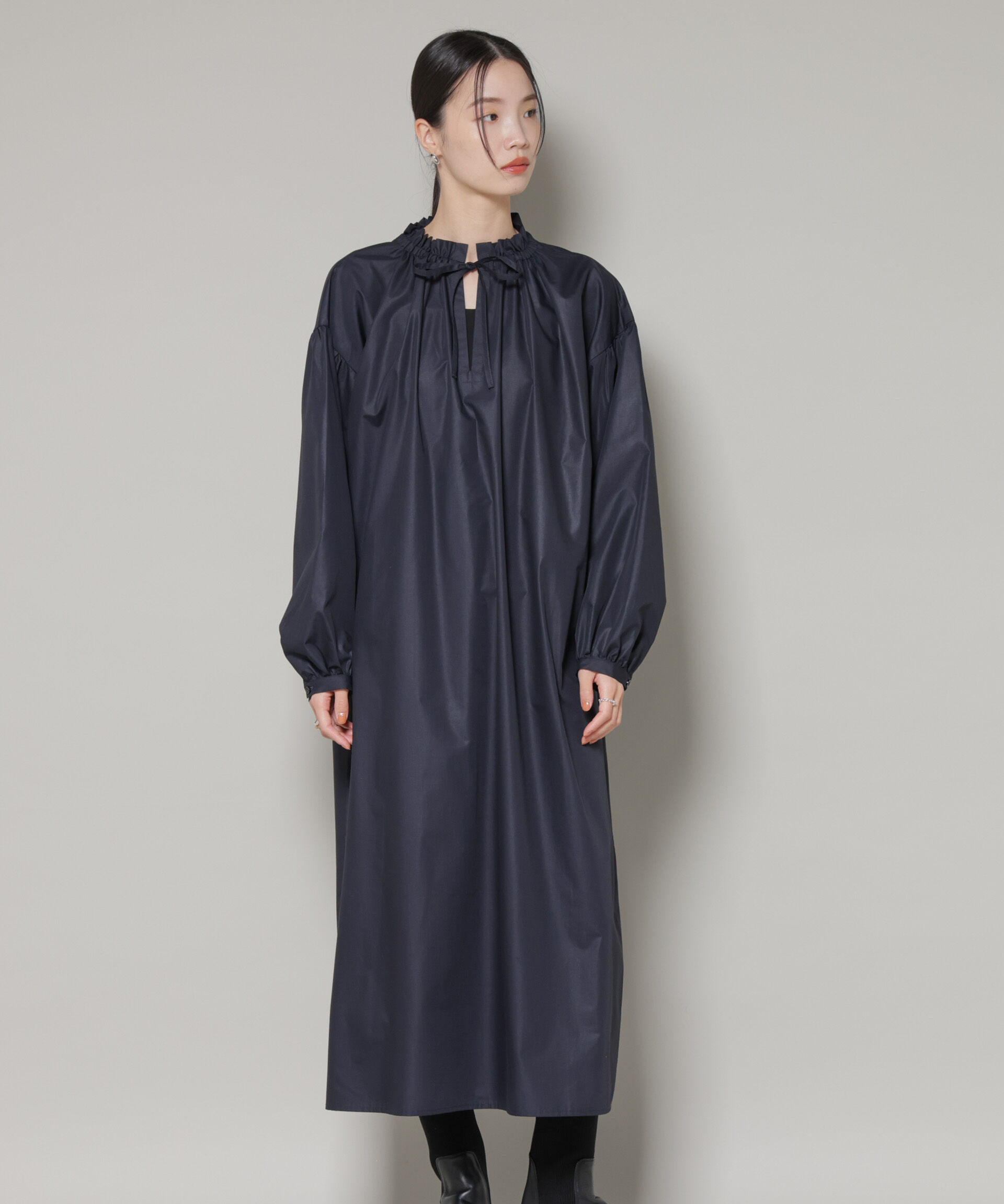 nano･universe「キルティングベスト&times;ギャザーワンピース アンサンブルセット」|ワンピース|