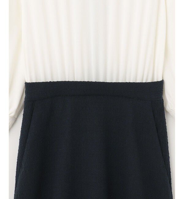 組曲「【KUMIKYOKU NAVY・セットアップ着用可】ブークレツイード ワンピース」|ワンピース|