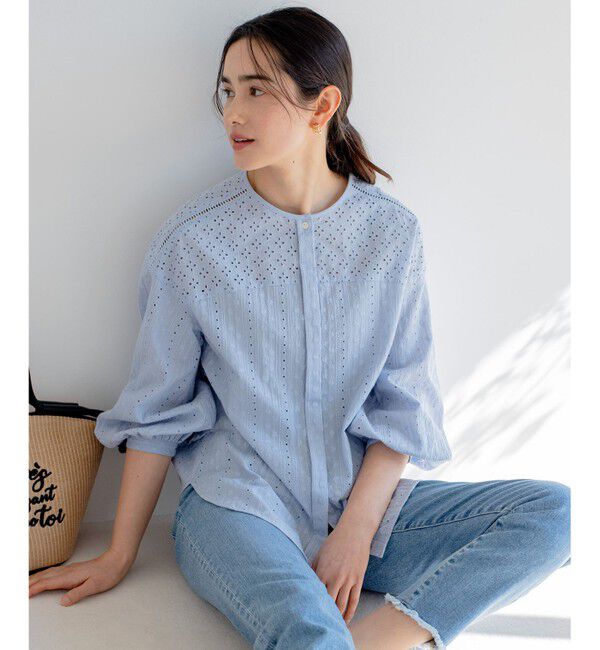 組曲「エンブロイダリーレース ブラウス」|シャツ・ブラウス|