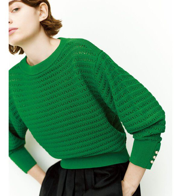 組曲「編地切替ドルマンプルオーバー ニット」|ニット・セーター|ｸﾞﾗｽｸﾞ