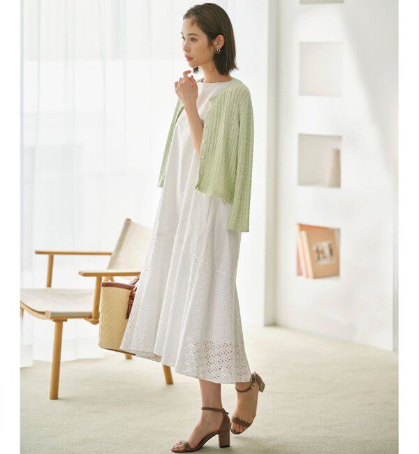 組曲「【WEB限定】エンブロイダリーレース ノースリーブワンピース」|ワンピース|