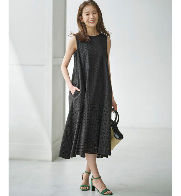 組曲「【WEB限定】エンブロイダリーレース ノースリーブワンピース」|ワンピース|
