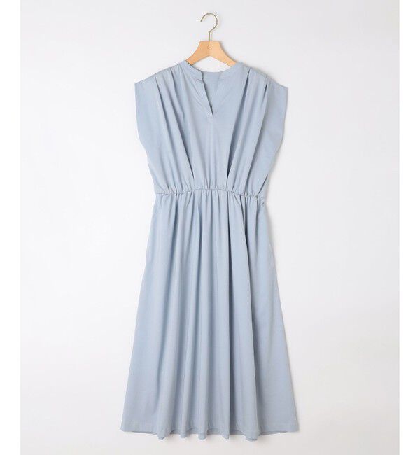 組曲「【洗える・WEB限定】プレーティング天竺 ドレープワンピース」|ワンピース|