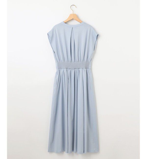 組曲「【洗える・WEB限定】プレーティング天竺 ドレープワンピース」|ワンピース|