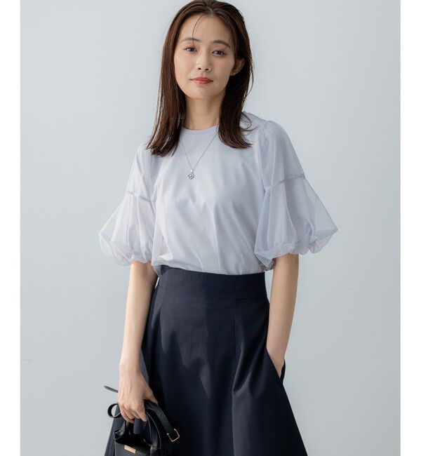 組曲「【VERY掲載・WEB限定】チュールカバー カットソー」|Tシャツ・カットソー|