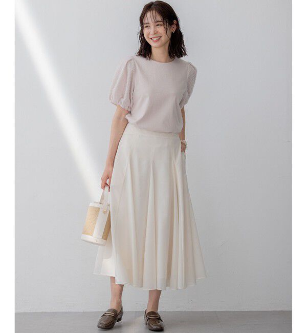 組曲「華感コンビネーションスリーブ カットソー」|Tシャツ・カットソー|