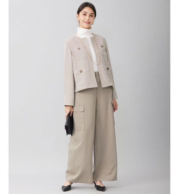 自由区「【洗える】テンセルツィルカーゴ パンツ」|カーゴ|