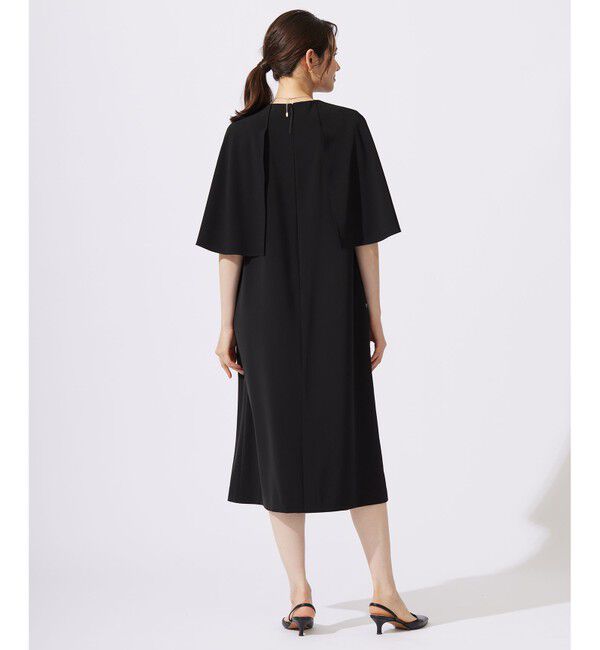 自由区「【カタログ掲載・洗える】ドレープスリーブ ワンピース」|ワンピース|
