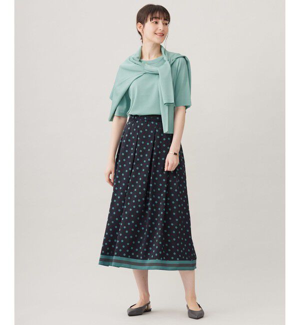 自由区「【アンサンブル対応・洗える】アセテートコットン カーディガン」|カーディガン|