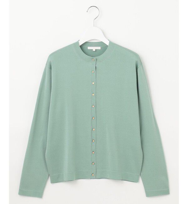 自由区「【アンサンブル対応・洗える】アセテートコットン カーディガン」|カーディガン|