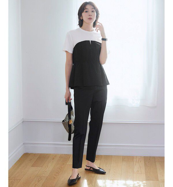 自由区「【洗える】ビスチェコンビ Tシャツ」|Tシャツ・カットソー|