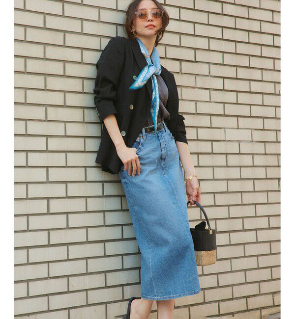 23区「【洗える】23区DENIM ストレッチデニム スカート」|スカート|