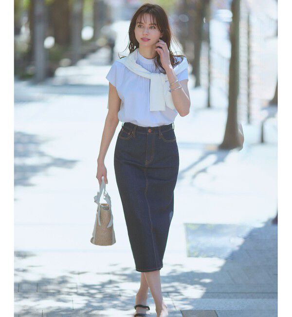 23区「【洗える】23区DENIM ストレッチデニム スカート」|スカート|