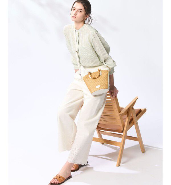 23区「【洗える】LIBECO バンドカラー シャツ」|シャツ・ブラウス|