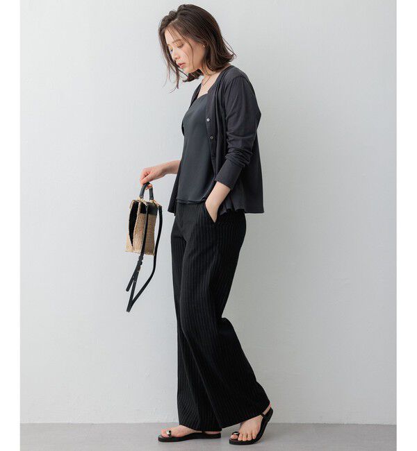 23区「【洗える】スムースサテン キャミソール」|キャミソール|