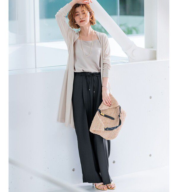 23区「【洗える】スムースサテン キャミソール」|キャミソール|