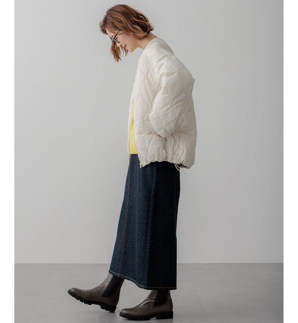 23区「【洗える/撥水加工】中綿 パディング アウター」|ダウン|