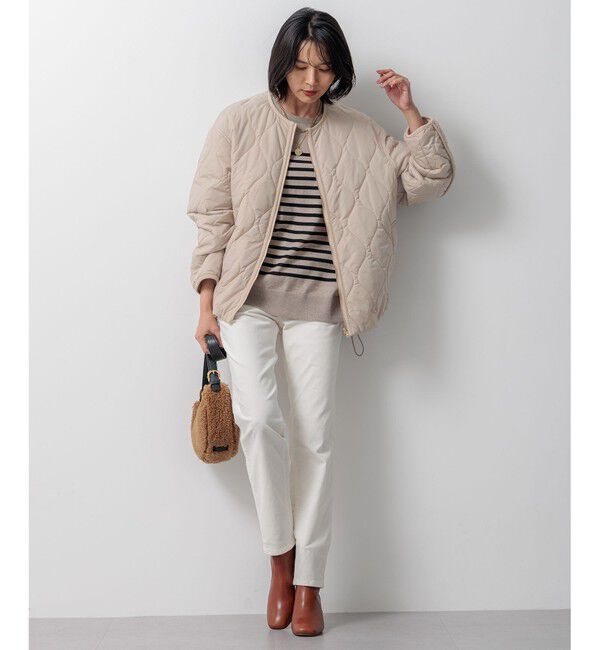 23区「【洗える/撥水加工】中綿 パディング アウター」|ダウン|