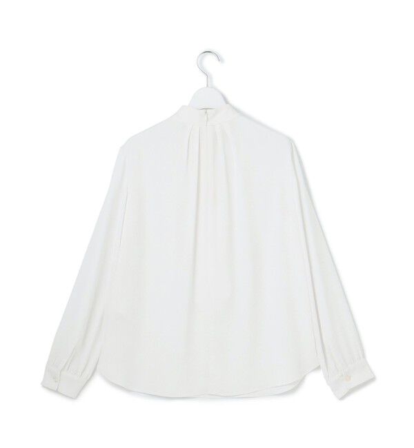 23区「【吸水速乾/UVケア/防シワ性】バックサテンアムンゼン ボウタイ付き 2WAY ブラウス」|シャツ・ブラウス|