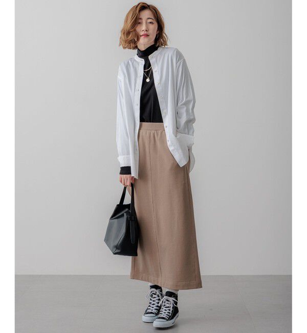 23区「【一部店舗限定/洗える】クリアコットンテリーセットアップ スカート」|スカート|