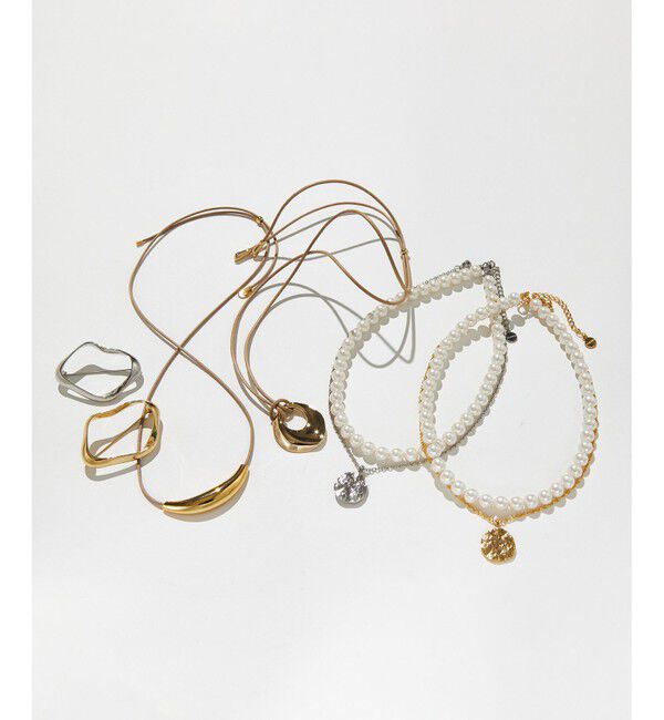 23区「メタルリングトップ ネックレス」|ネックレス|