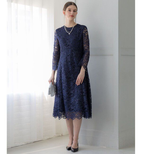 23区「【APPLAUDIR】シャイニーレース ドレス」|ドレス|