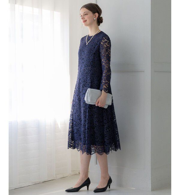 23区「【APPLAUDIR】シャイニーレース ドレス」|ドレス|