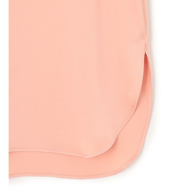 23区「【洗える】サテン ロングスリーブ Tシャツ」|Tシャツ・カットソー|