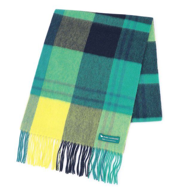 23区「カシミヤ チェック マフラー」|マフラー|