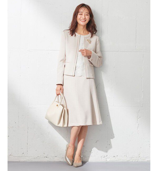 ANY SIS「【セットアップ対応】リップルボーダー フレア スカート」|スカート|