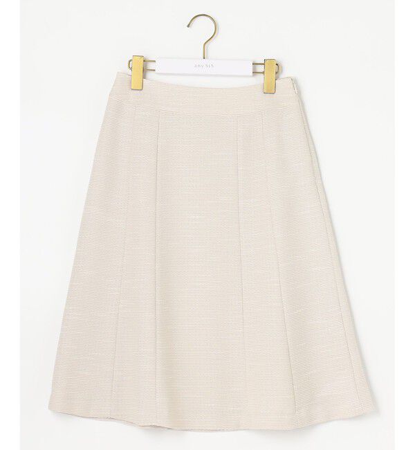 ANY SIS「【セットアップ対応】リップルボーダー フレア スカート」|スカート|