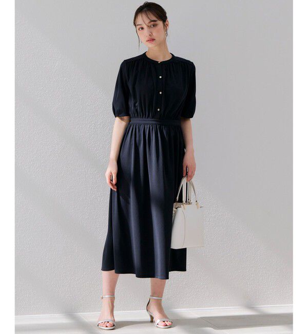 any SiS「【接触冷感・吸水速乾・UVケア】エアリードレープスムース ワンピース」|ワンピース|