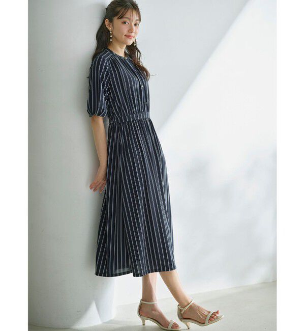 any SiS「【接触冷感・吸水速乾・UVケア】エアリードレープスムース ワンピース」|ワンピース|ﾈｲﾋﾞｰｽ