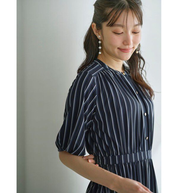 any SiS「【接触冷感・吸水速乾・UVケア】エアリードレープスムース ワンピース」|ワンピース|