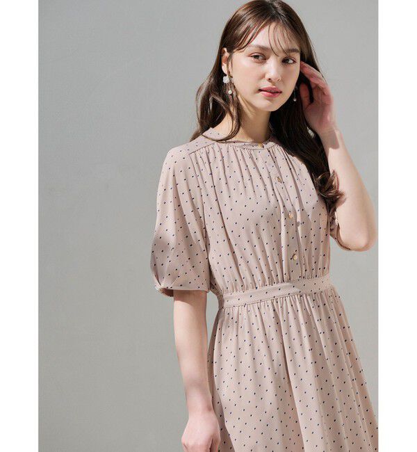 any SiS「【接触冷感・吸水速乾・UVケア】エアリードレープスムース ワンピース」|ワンピース|