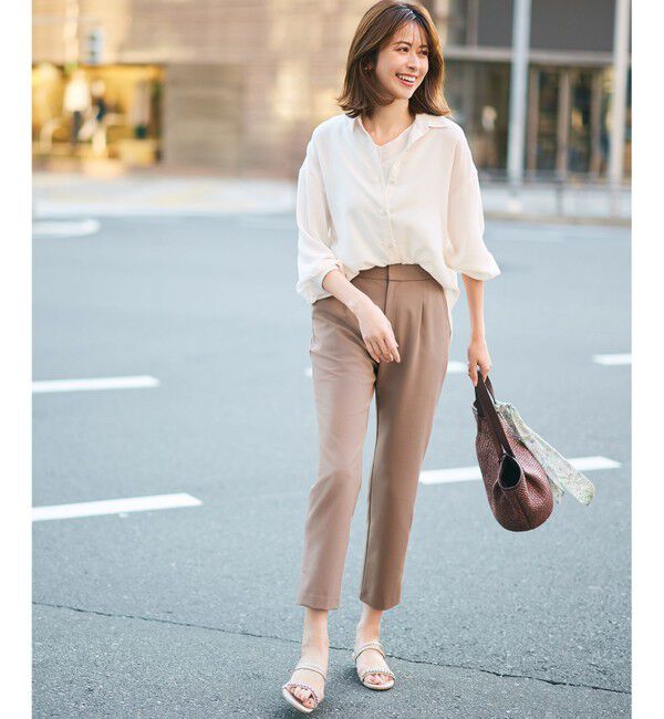 ANY SIS「シアーコンビテレコ タンクトップ」|タンクトップ|