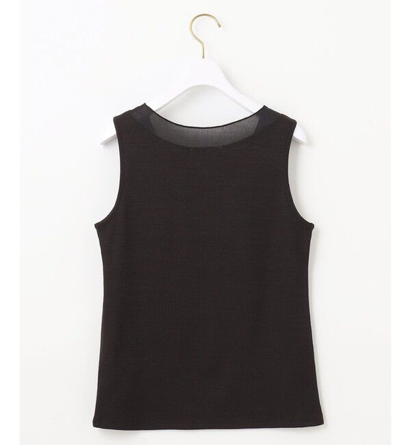 ANY SIS「シアーコンビテレコ タンクトップ」|タンクトップ|