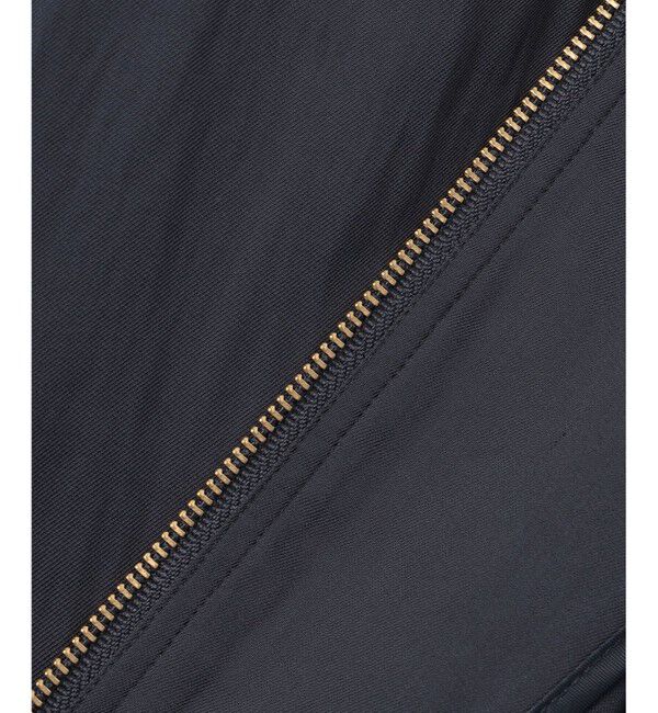 any SiS「【接触冷感・速乾・UVカット】ツヤテロギャザー ブルゾン」|ブルゾン・スタジャン|