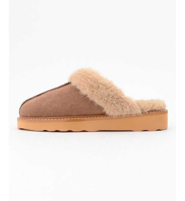 ANY SIS「【WEB・一部店舗限定】2WAYフェイク ムートン サンダル」|サンダル|