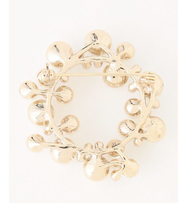 ANY SIS「サークルパール調 ブローチ」|ブローチ・コサージュ|