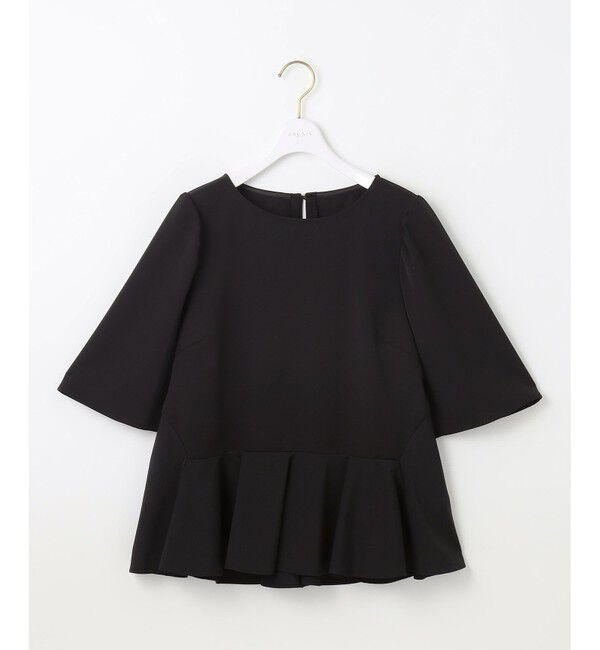 ANY SIS「【撥水・接触冷感・UVカット】コンフォートイージーペプラム  ブラウス」|シャツ・ブラウス|