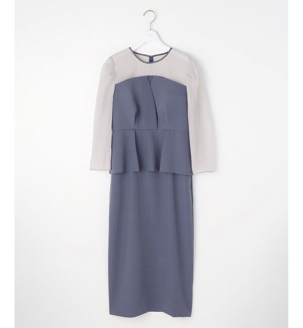 ANY SIS「【LilyCalin】ペプラムビスチェ ドレス」|ドレス|