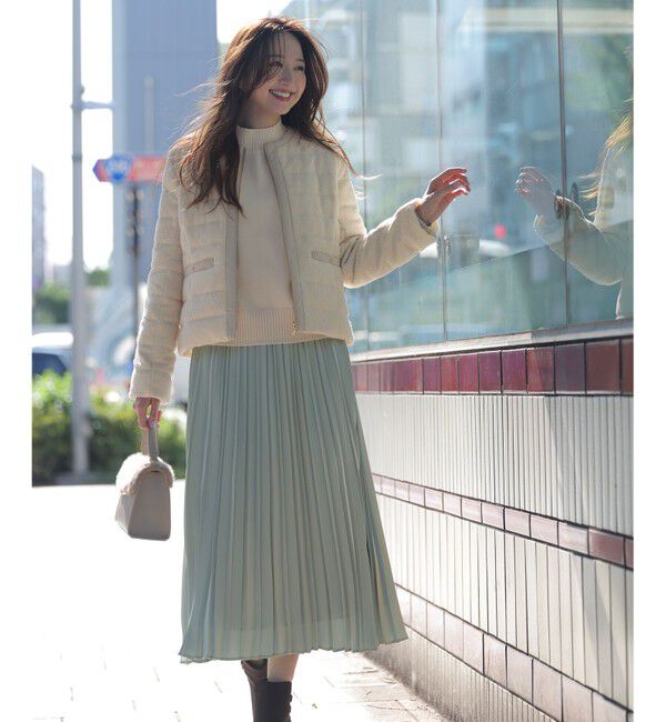 ANY SIS「【2SET】ボリューム ニット&times;プリーツ スカート セット」|スーツ|