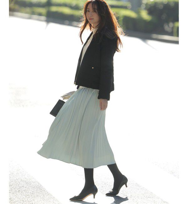 ANY SIS「【2SET】ボリューム ニット&times;プリーツ スカート セット」|スーツ|