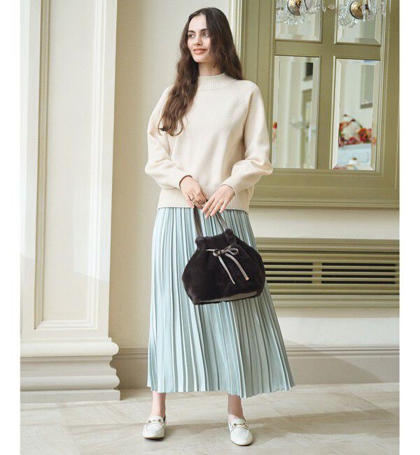 ANY SIS「【2SET】ボリューム ニット&times;プリーツ スカート セット」|スーツ|