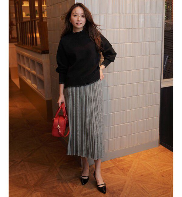 ANY SIS「【2SET】ボリューム ニット&times;プリーツ スカート セット」|スーツ|