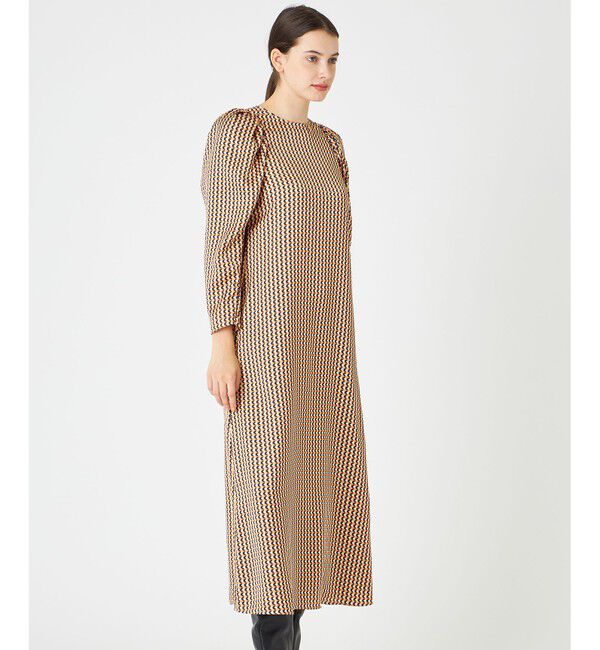 BEIGE,「MABILLON / マトンスリーブドレス」|ワンピース|Peach x Ecru