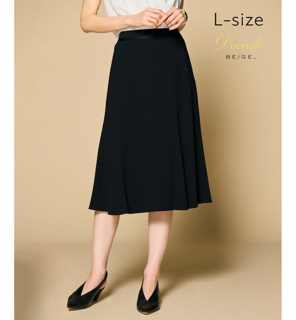 BEIGE,「【洗える・L-size】CINDY / フレアスカート」|スカート|Black &times; Black