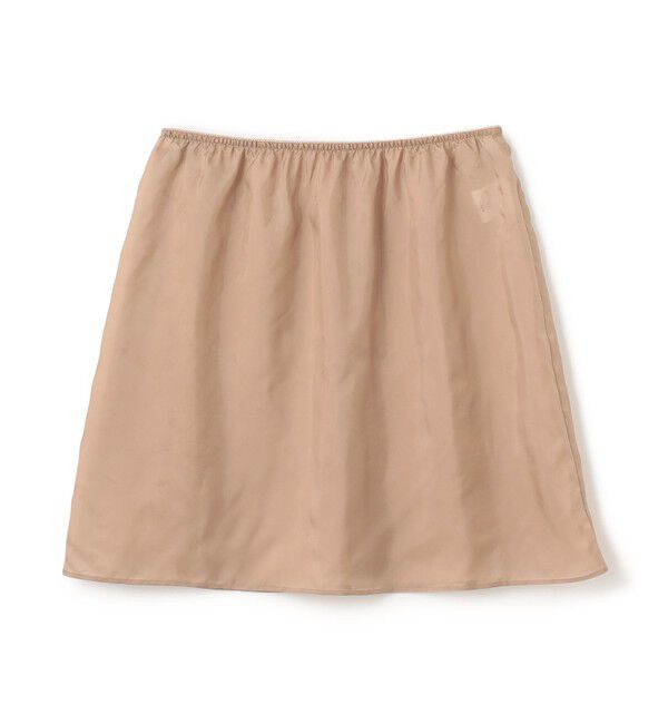 BEIGE,「【洗える】FLEUR / ニットコンビハイネックノースリーブドレス」|ワンピース|